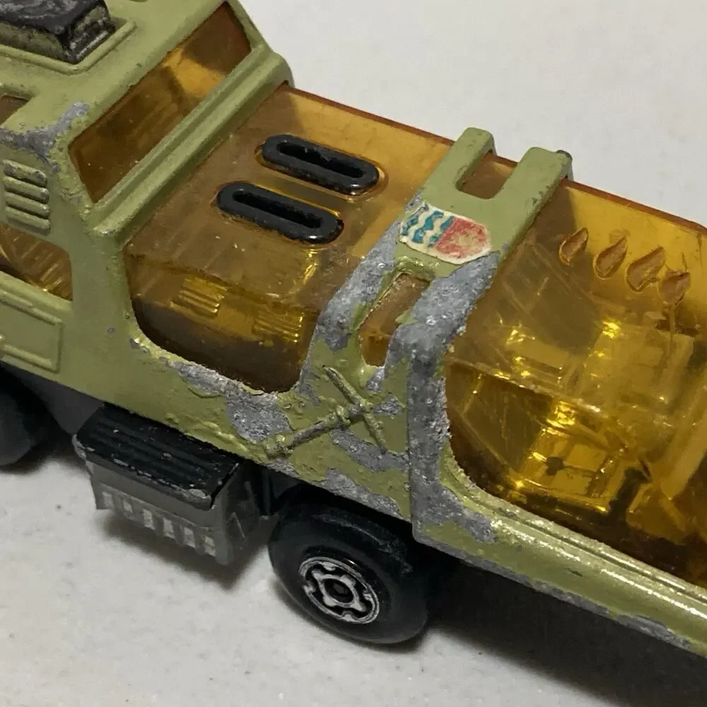 Lot Of Four Vintage Toy Cars Ambulance Truck Sportscar Futuristic Vehicle